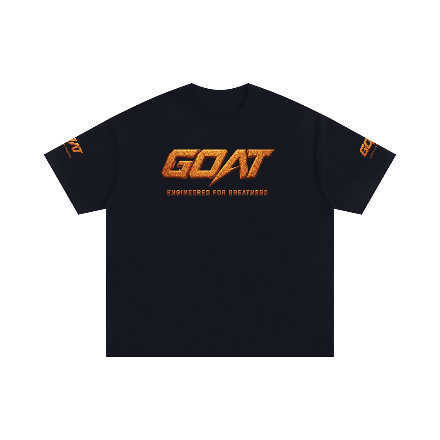 GOAT Society Engineered for Greatness Oversized Cotton T-Shirt