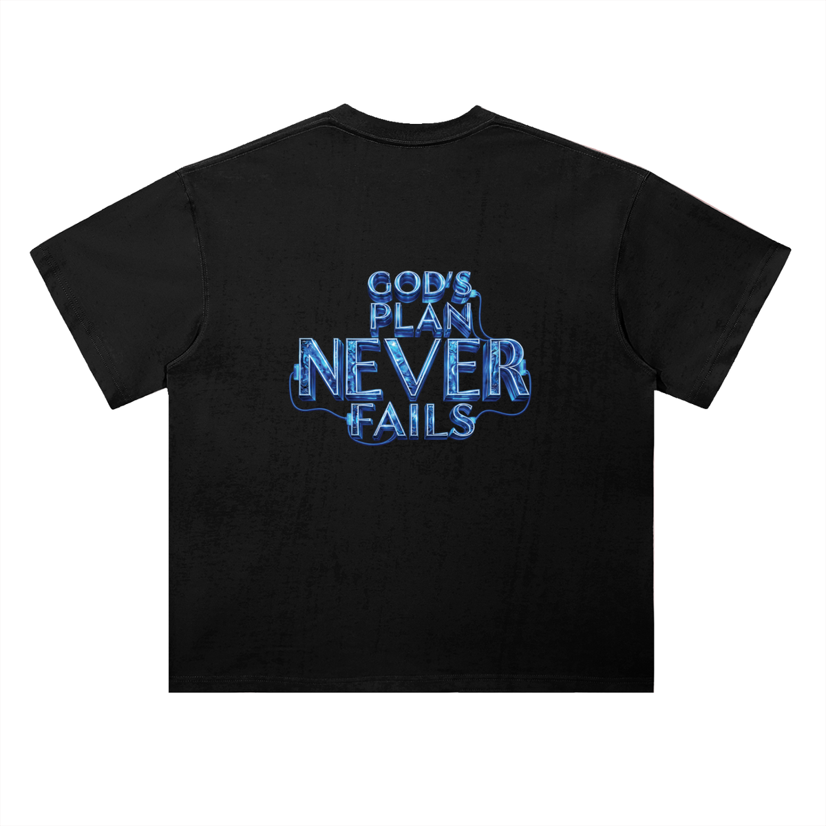 I DON’T NEED A PLAN B 300 GSM HEAVYWEIGHT DROP SHOULDER COTTON T-SHIRT