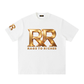 RAGS TO RICHES HEAVYWEIGHT VINTAGE WASHED FRAYED T-SHIRT | 430 GSM PREMIUM COTTON TEE