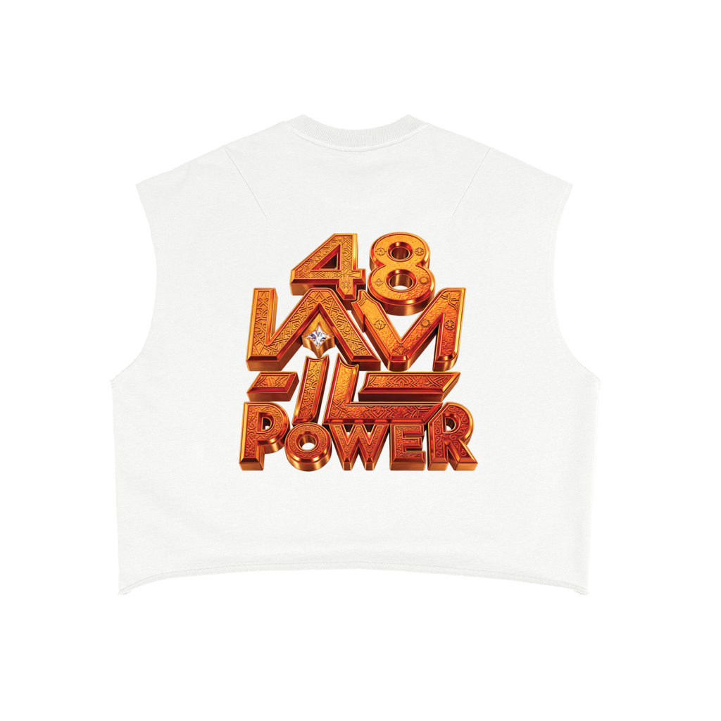 ALL MONEY IS LEGAL 48 Laws of Power French Terry Boxy Tank Top