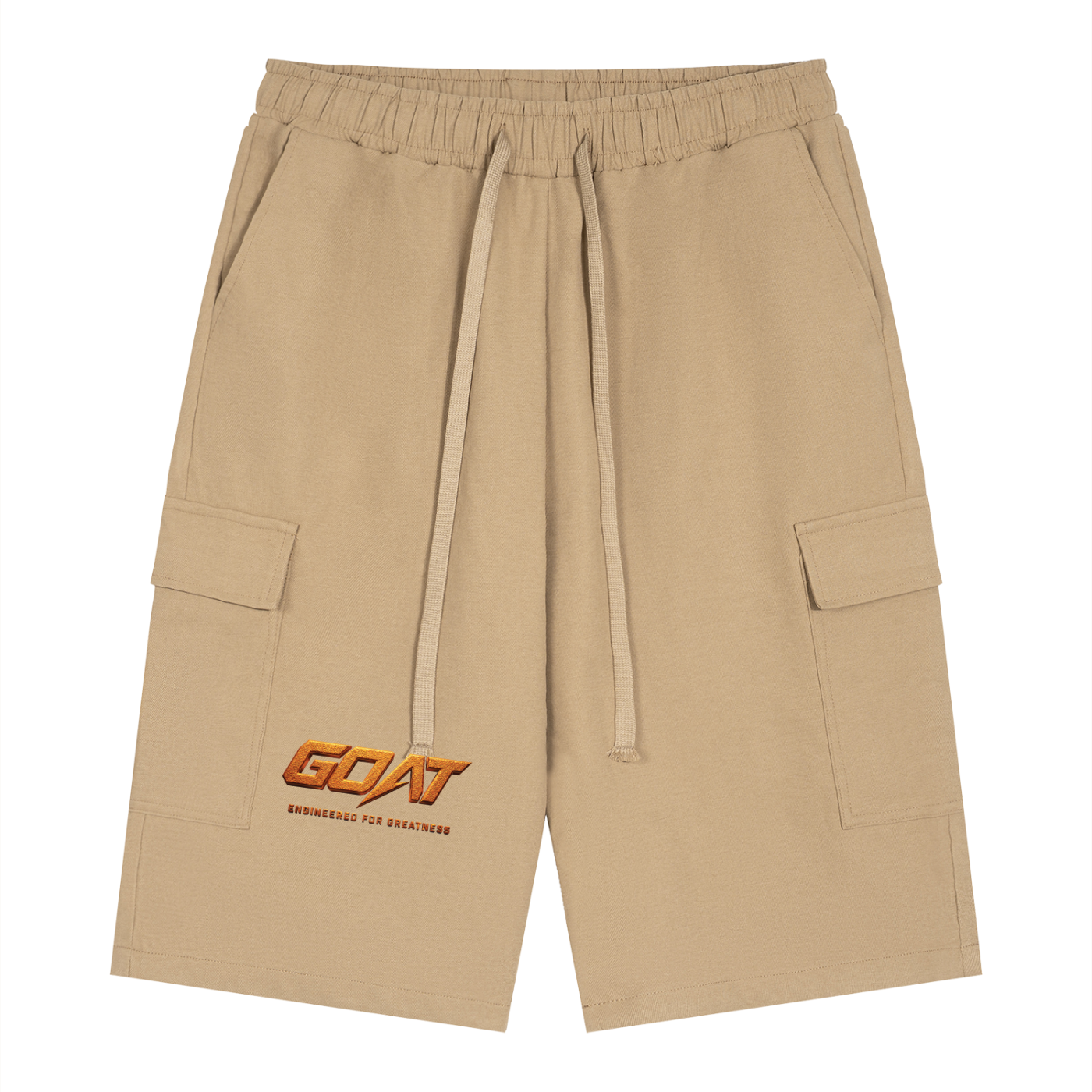 GOAT SOCIETY Unisex Drawstring Cargo Shorts