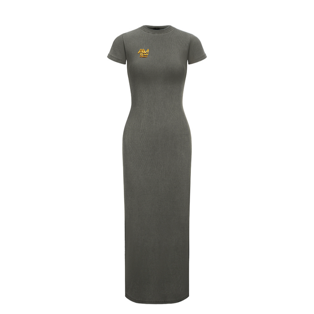 SASHA FIERCE SLIM FIT RIBBED MAXI DRESS | ALL MONEY IS LEGAL